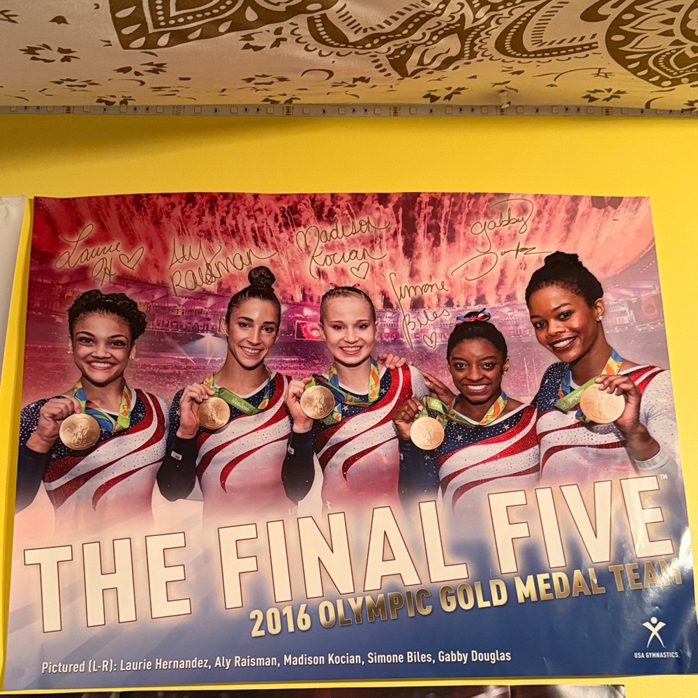 The Final Five 2016 Olympic Gold Medal Team Poster